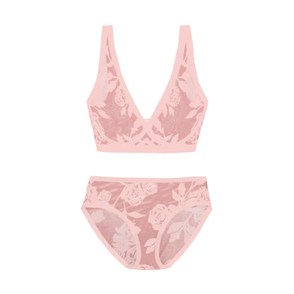 Madam Bisou Sheer Bralette and Brief Set