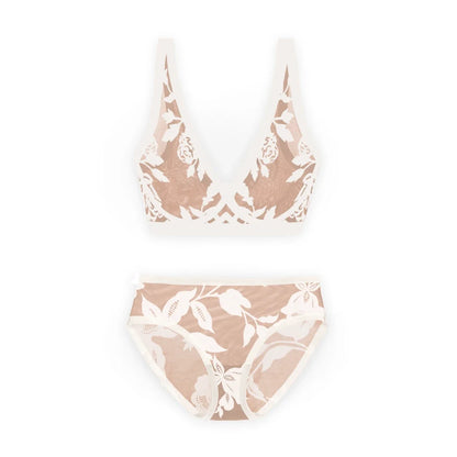 Madam Lux Sheer Bralette and Brief Set