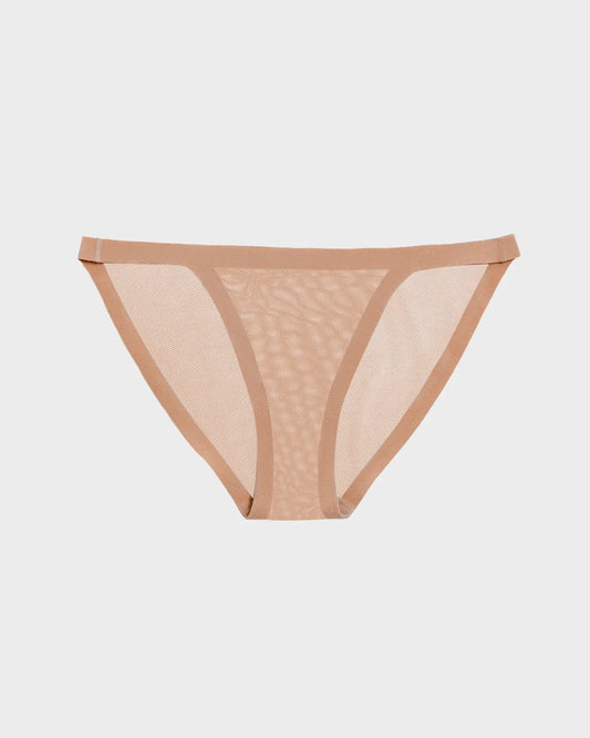 Champagne Sheer String Bikini